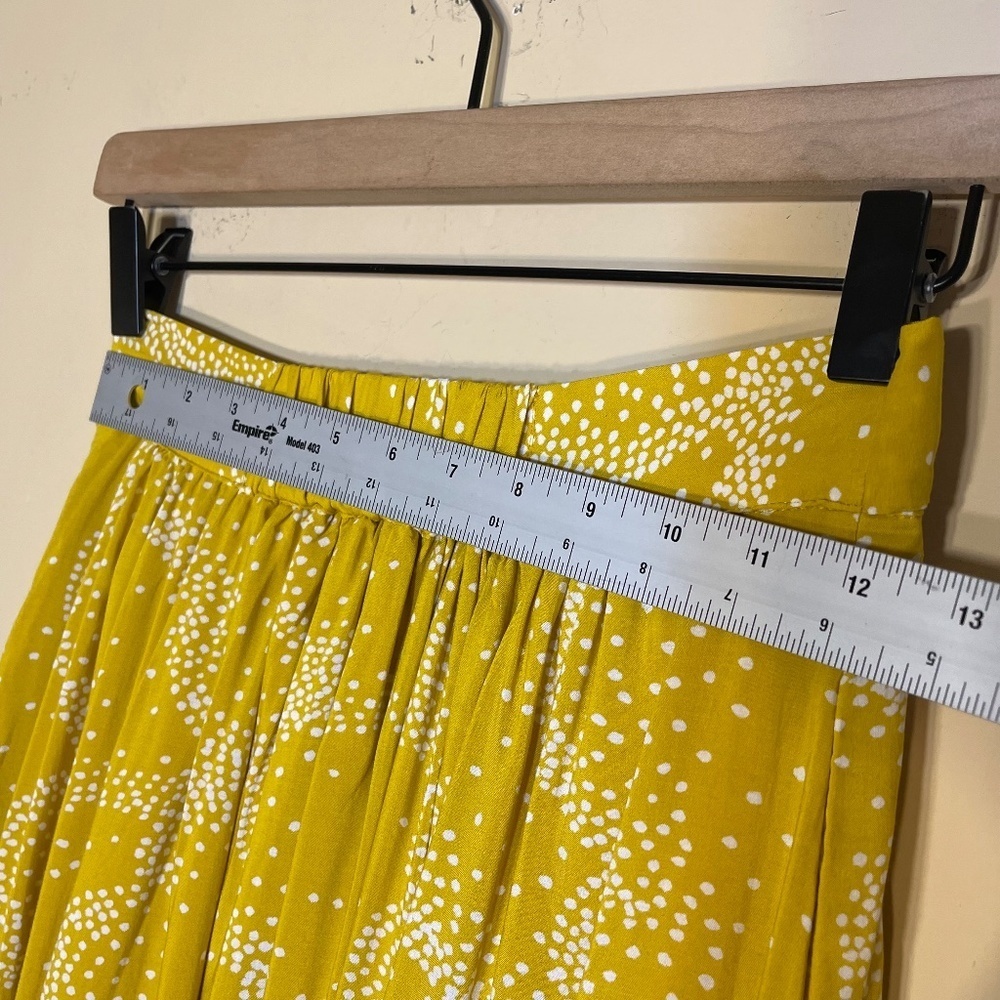 Anthropologie Yellow and White Skirt - Picture 4 of 10